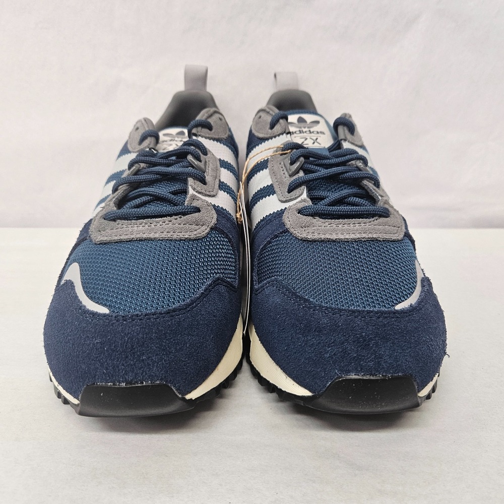 Adidas ZX 700 HD Retro Sneakers H01850 Crew Navy Grey Blue Men's Size 10 - Picture 4 of 10